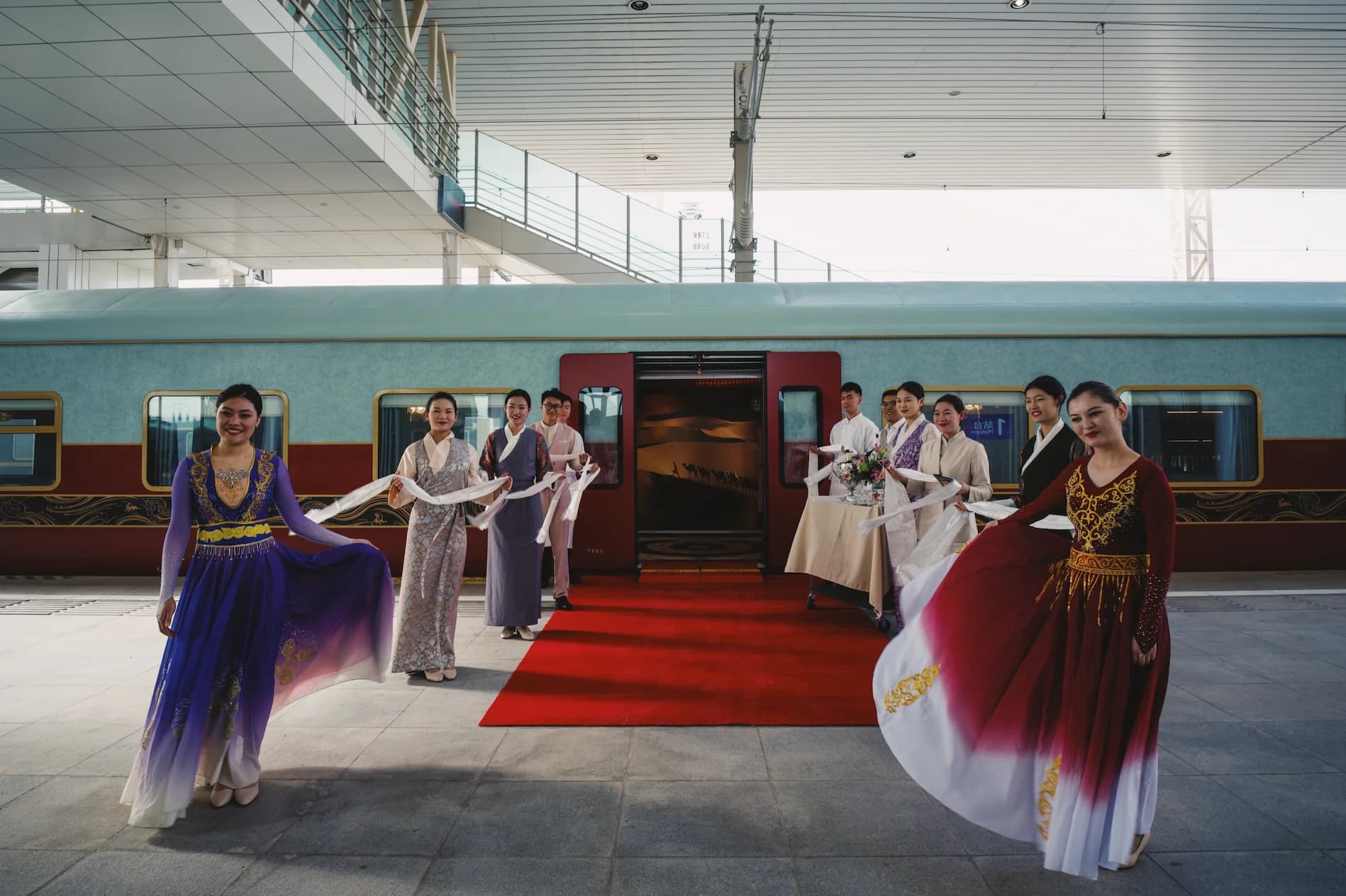 What is the Silk Road Dream Luxury Train Experience?